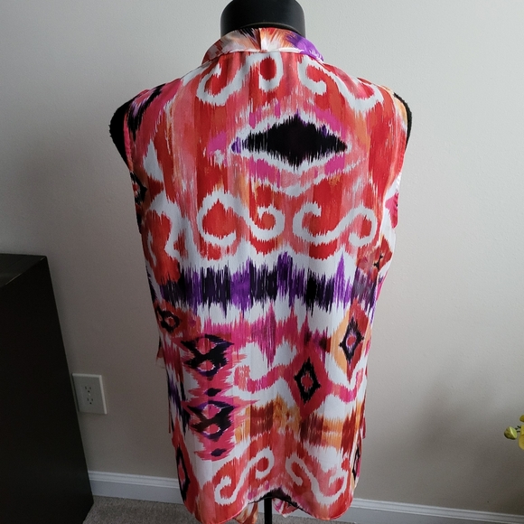 Chico's Vests, set of 2, sz2 ,open front, elegant, lightweight, flowy - Picture 4 of 6